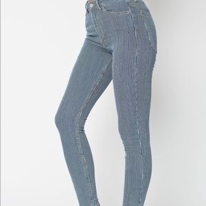 American Apparel Made in USA Stripe pants